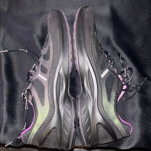 Ecco Black and Pink Athletic Shoes